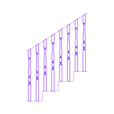 Buildings Balusters Spindles Icon Svg Vector, Free Vectors File